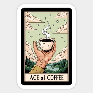 Ace Of Coffee Sticker